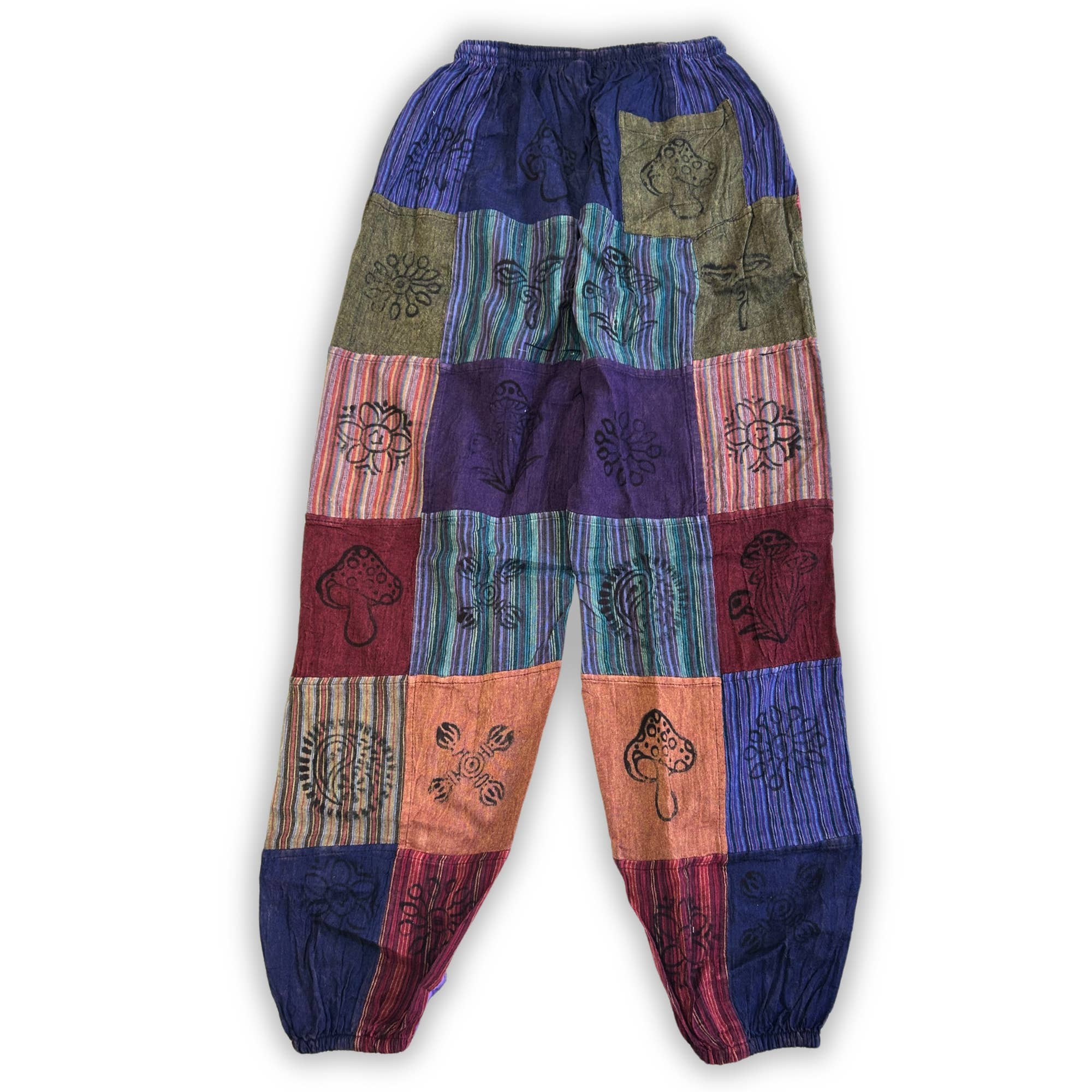 Ancient Wisdom – wholesale Trousers – Unisex – Patchwork Pants – Nomad Sari Collection6