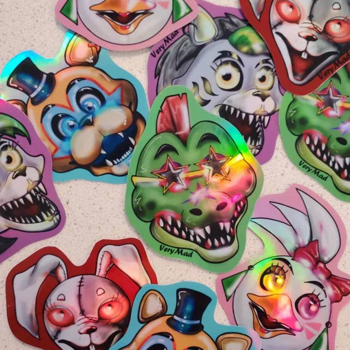 Very Mad Art – Großhandel Aufkleber – Five Night's At Freddy's (FNAF) Sicherheitsverletzung Aufkleber1