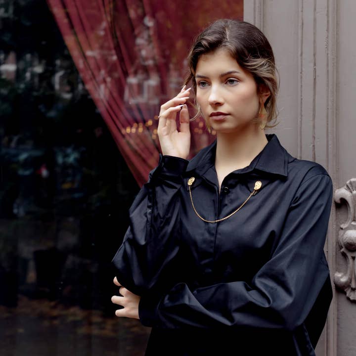 Blouse à manches longues pour la vente par Lozee