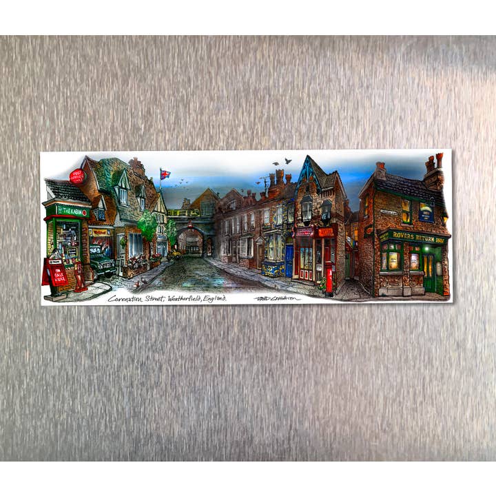 Coronation Street Classic Magnet for wholesale by Totally Toronto Art/Sassy City Studio