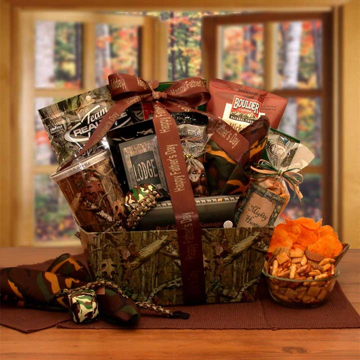 It's A Camo Thing Father's Day Gift Set for wholesale by Gift Basket Drop Shipping