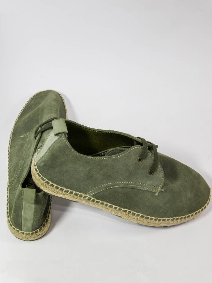 Naïve - Wholesale Loafers - Women's - Khaki Green Espadrilles1