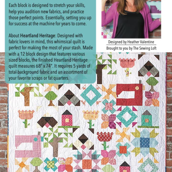 The Sewing Loft - Wholesale Craft Sewing Kit - Heartland Heritage Sampler Pattern4