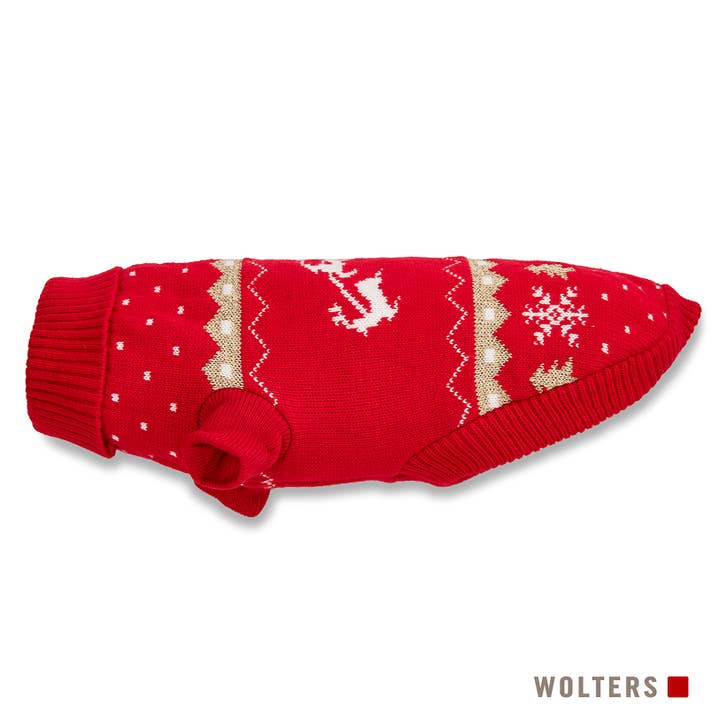 WOLTERS cat & dog GmbH – Engroshandel Sweater - Hund – Santa Hundesweater strikket trøje1