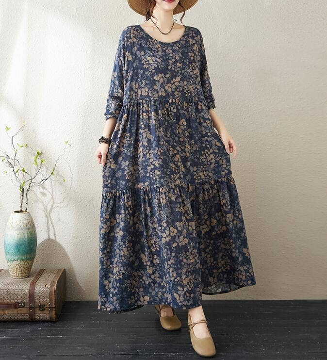 Whisper Mint – Engroshandel Kjole - Dame – Langærmet langærmet slankende A-line kjole med rund hals1