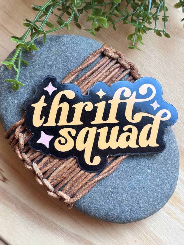 Autocollant Thrift Squad pour la vente par Carey Dailey Creations