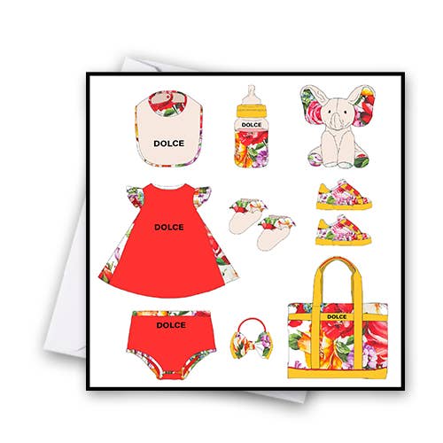 Babies Fashion- Dolce wenskaart voor wholesale door Catherine Loves