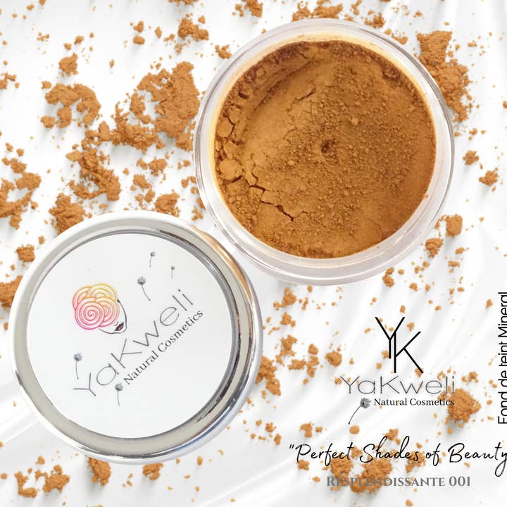 FOUNDATION - Resplendent (Kanel Tæt) for engroshandel hos YAKWELI NATURAL COSMETICS