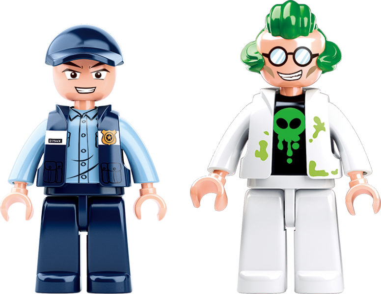 Sluban Europe BV - Wholesale Toy Set - Kids - M38-B0652//Police prisoner transport2