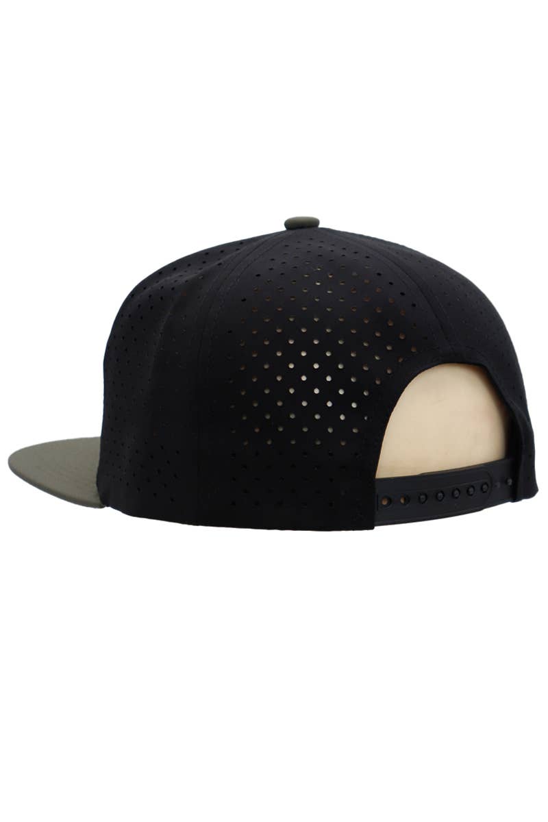 Cap Zone - Wholesale Trucker Hat - Unisex - Two Tone 7 Panel Digital Punch Perforated Snapback7
