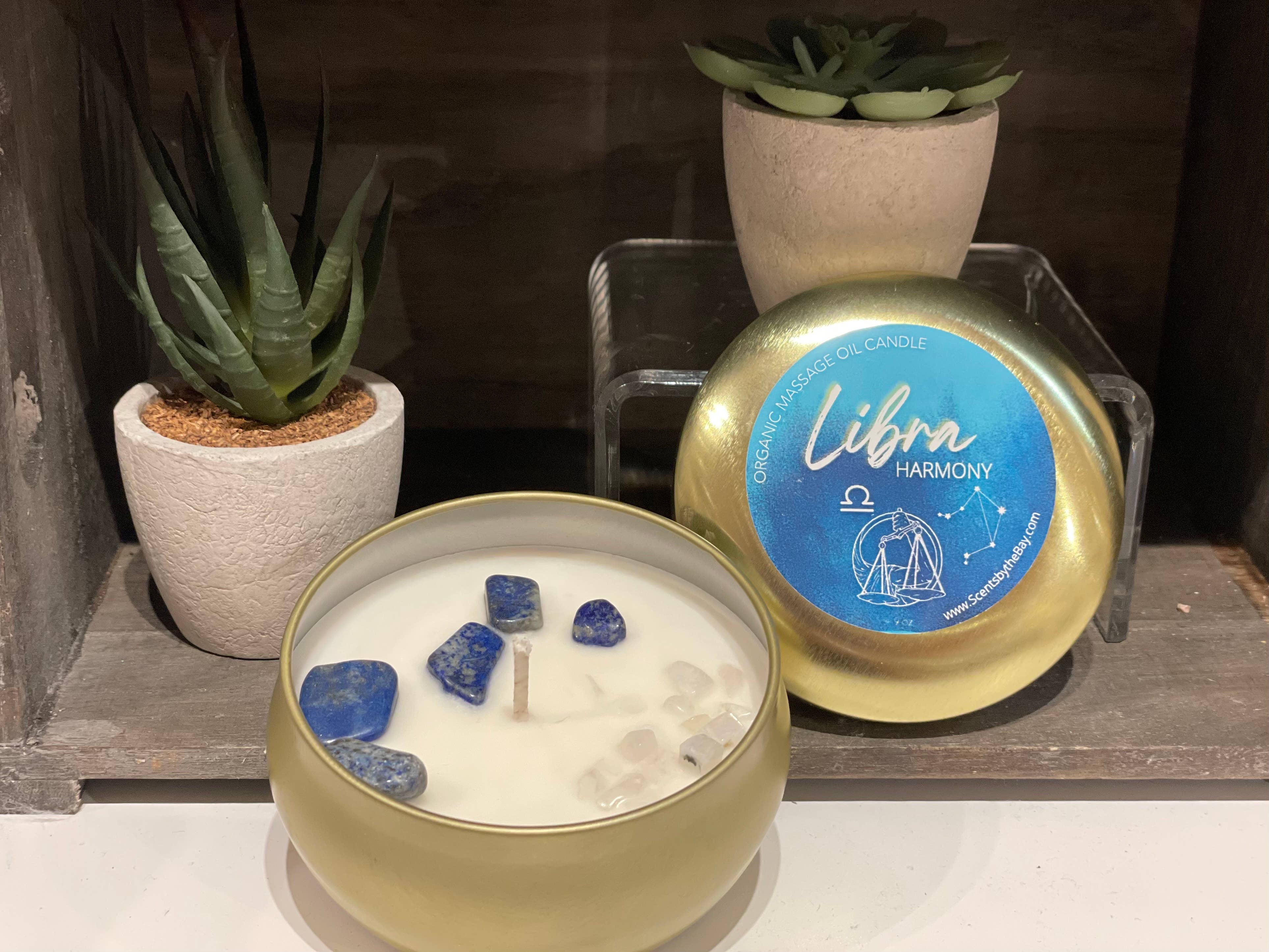 Scents by the Bay - Wholesale Travel Candles - Zodiac Hydrating Massage Oil Candles6