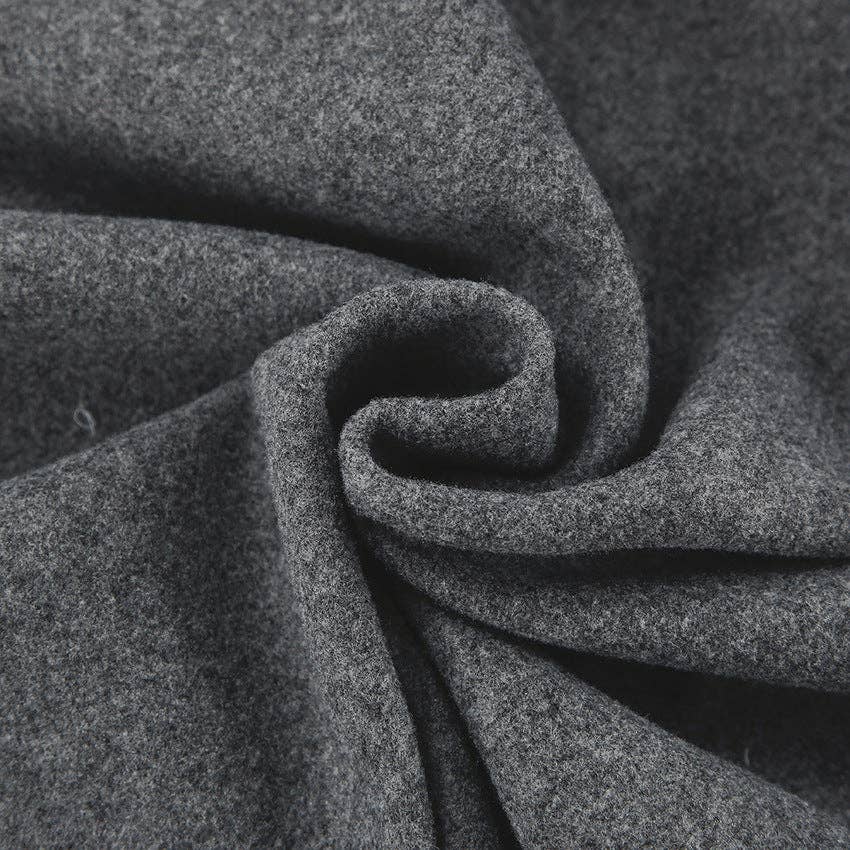 Marayn - Wholesale Coat - Women's - Gray Wool Coat Chic Modern Timeless Style1