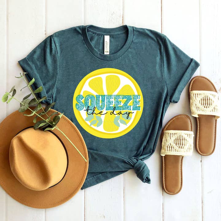 Squeeze The Day DTF Print for wholesale by Simple Tymes