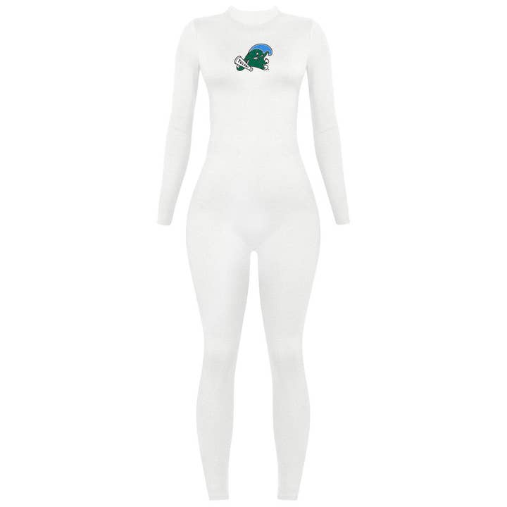 Tulane End Zone Jumpsuit for wholesale by Lojo Collegiate Apparel
