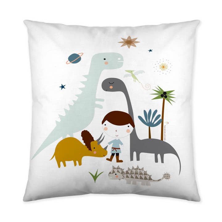 Capa de almofada DINOS - HACIENDO EL INDIO por atacado de Creaciones Euromoda SL (Naturals Home)