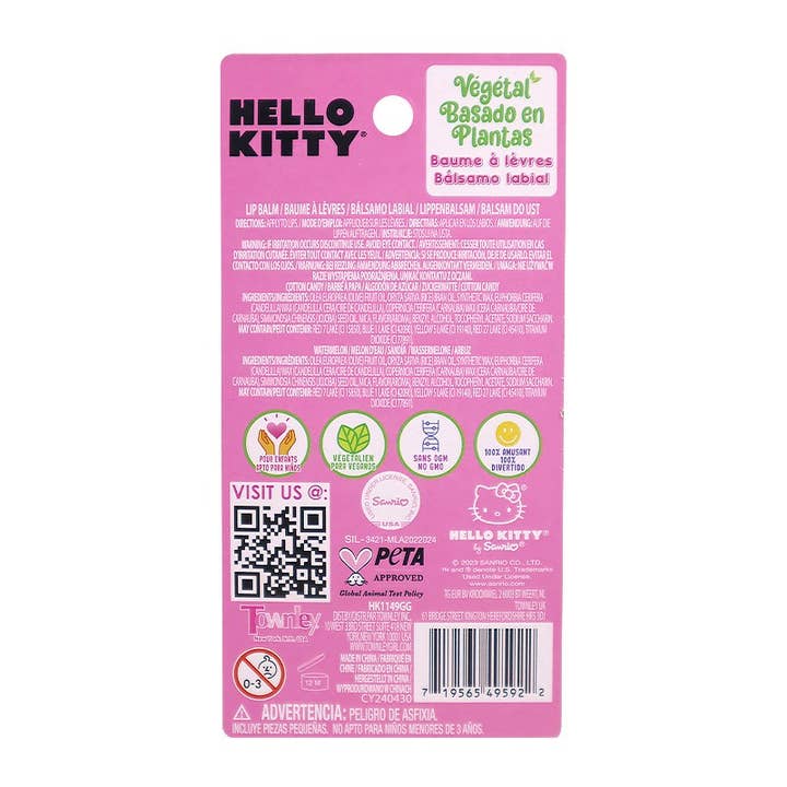 PINEAPPLE Beauty - Wholesale Lip Balm Set - UPD HK1149GG Hello Kitty 2pc Lip Balm Set - 12