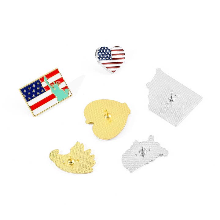 Tourtiwi - Wholesale Brooch - National Flag Theme Series Brooch Badge10