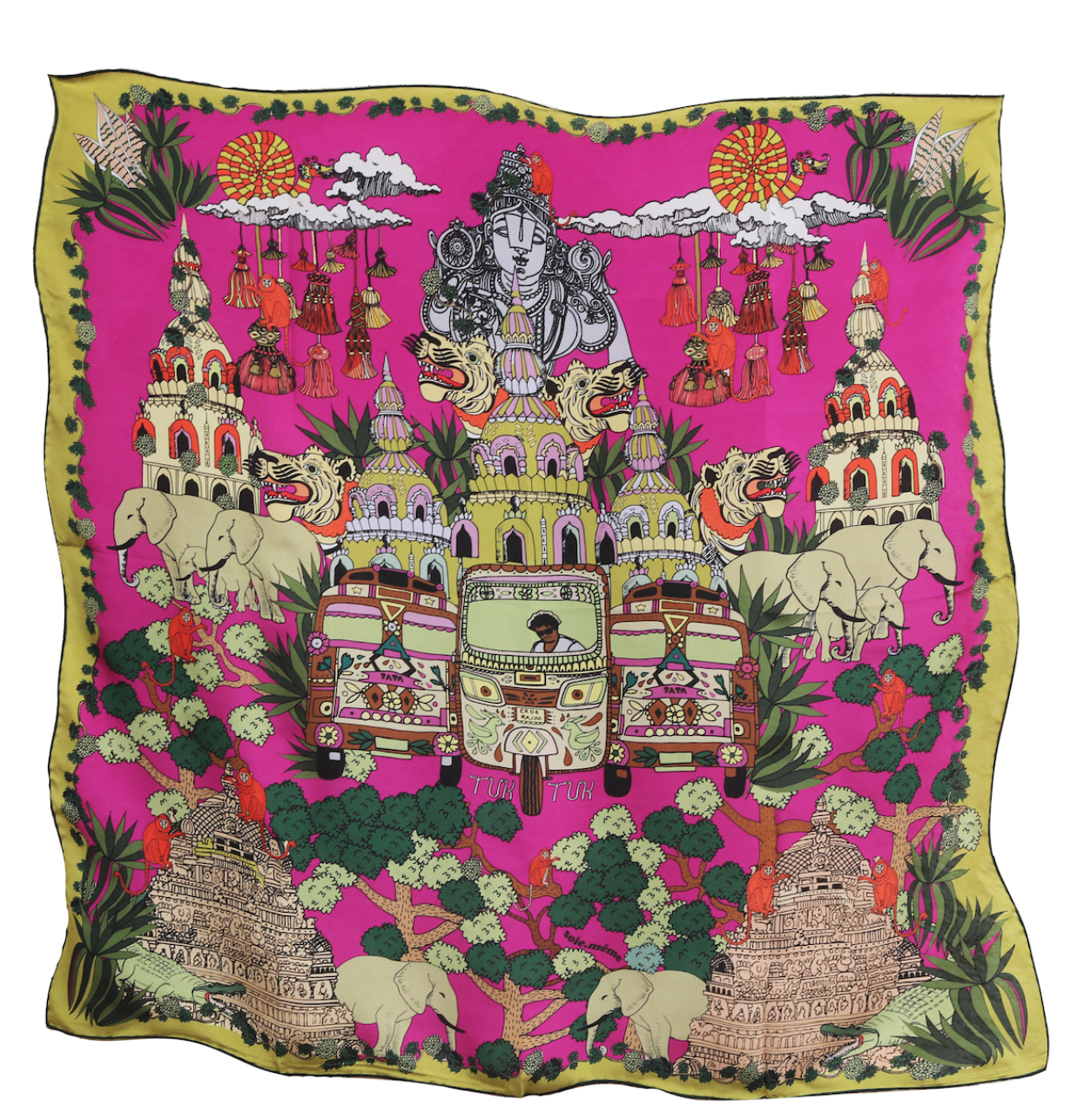 SOIE-MEME – wholesale Halsduk - Dam – Dröm Platser - Orange1