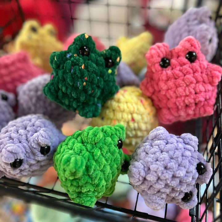 Crochet by Jolene - Wholesale Stuffed/Plush Toy - Kids & Baby - Crochet Mini Frog Plushie1