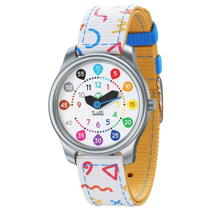 Twistiti - Vente Montre – enfant - Montre Twistiti Number - Bracelet Outline - enfants de 6 ans et plus