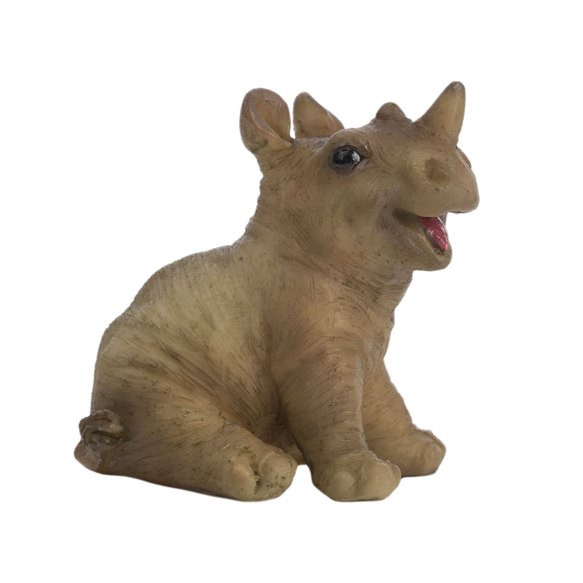 WIDDOP and Co. - Wholesale Decorative Figurine - **ASTD MULTI 6** Resin Rhino Calfs Figurine3