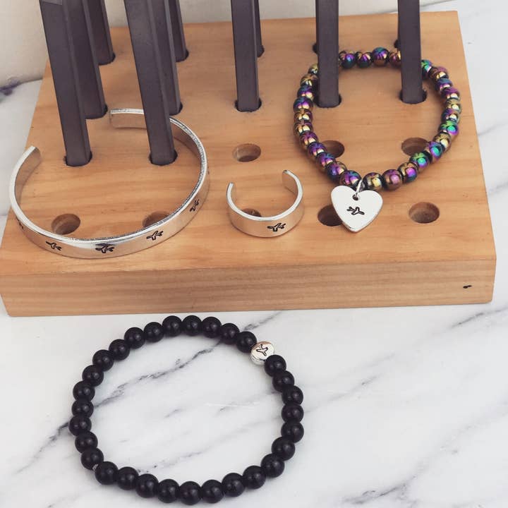 Black Tied - Wholesale Manchet-armband - Luchtvaart Armband | Reisliefde Vliegtuig Wereld2