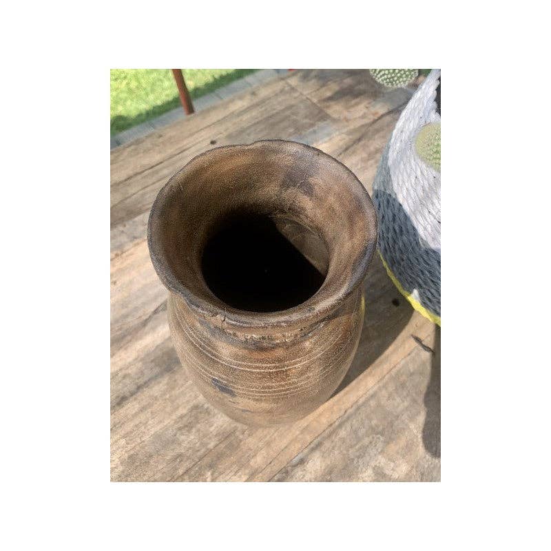 Paloma Black (Casa Natura Design, S.L.) - Wholesale Vase - Small Size Original Wooden Himalayan Storage Vase/Pot7