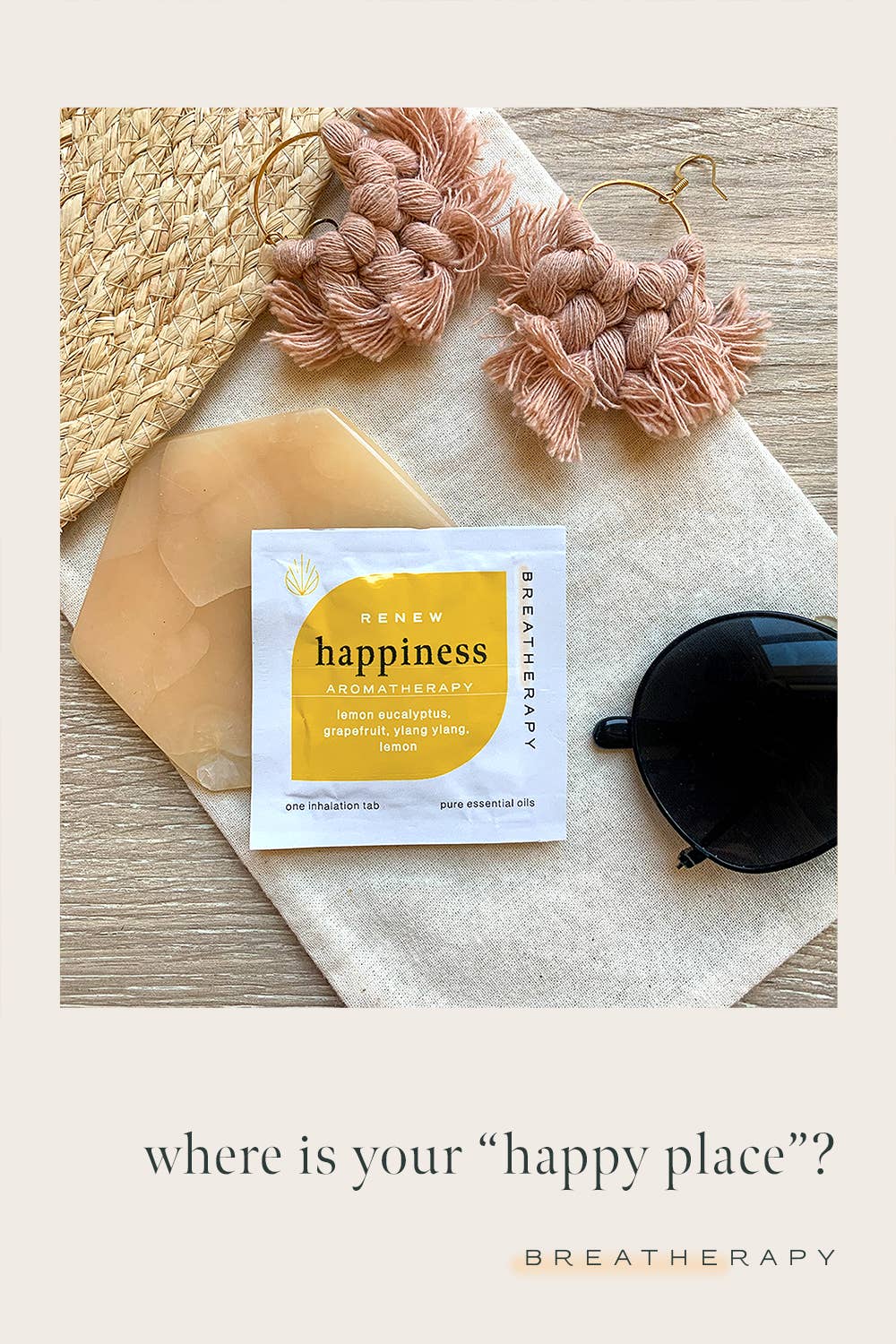 Breatherapy - Wholesale Aromatherapy Inhaler - HAPPINESS Aroma Patches — Comforting Mood Support (8-ct)14