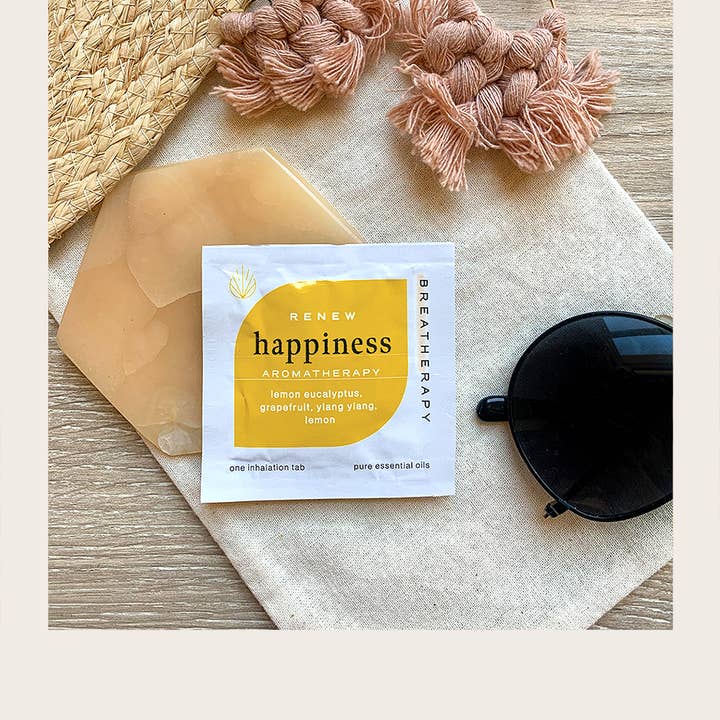 Breatherapy - Wholesale Aromatherapy Inhaler - HAPPINESS Aroma Patches — Comforting Mood Support (8-ct)14