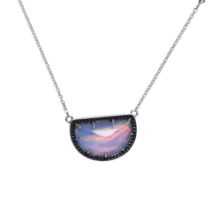 Krush Kandy - Wholesale Pendant/Charm Necklace - Happy Days Stone Slab Necklace