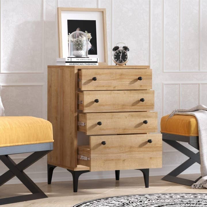 Multi Colored Decormet Holy Dresser – Sapphire Oak for wholesale on Faire0