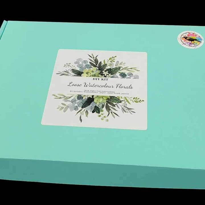 Watercolour Loose Florals Art Kit for wholesale by The Crow’s Nest Artist Collective