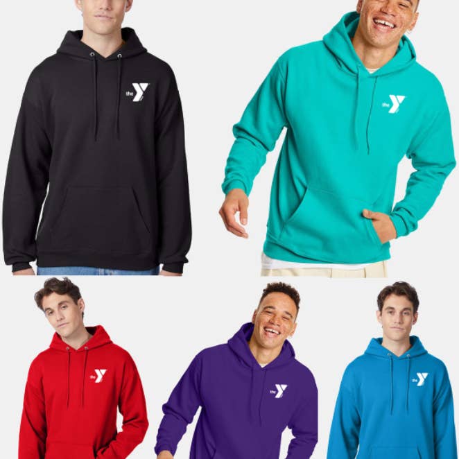 Sweat à capuche en mélange 50/50 coton-polyester pour la vente par Apparel Now