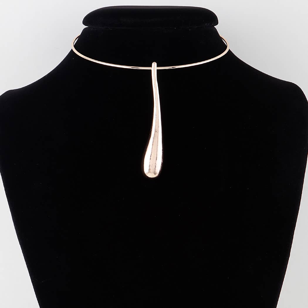 3AM BY H&D ACCESSORIES - Wholesale Pendant/Charm Necklace - Long Tear Drop Necklace1