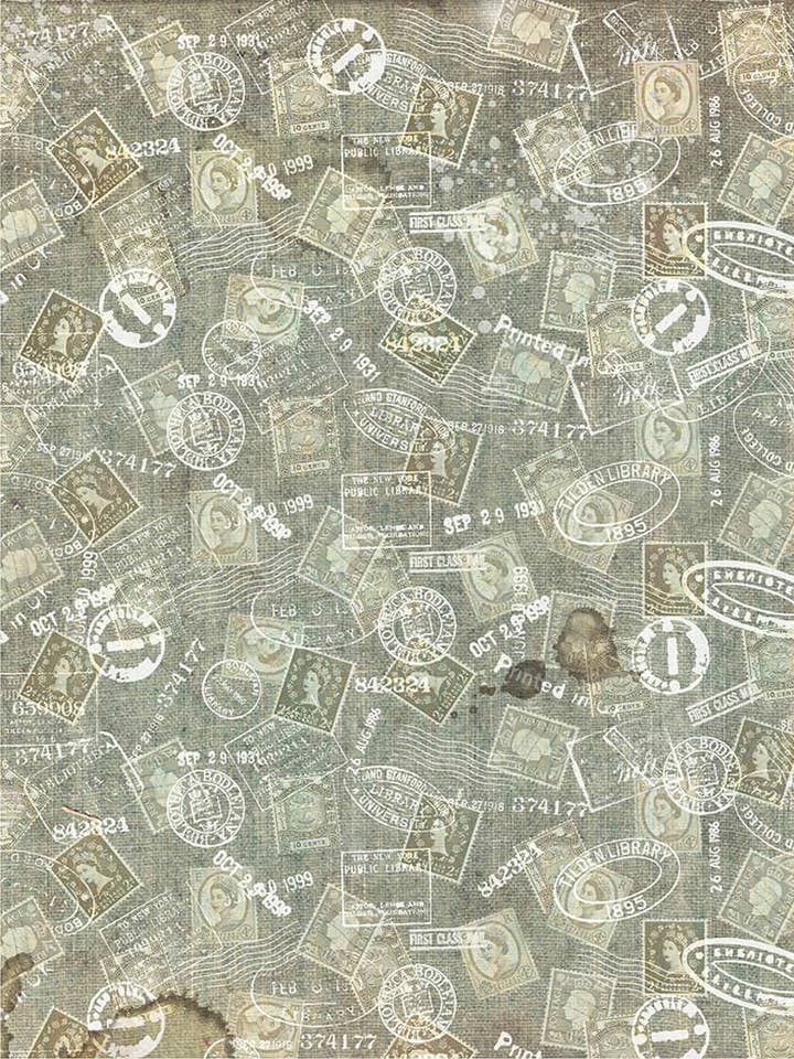 Matasellos Piuma Royal de papel de arroz, tamaño A4, 5 hojas para venta al por mayor de Ecstasy Crafts Distributing