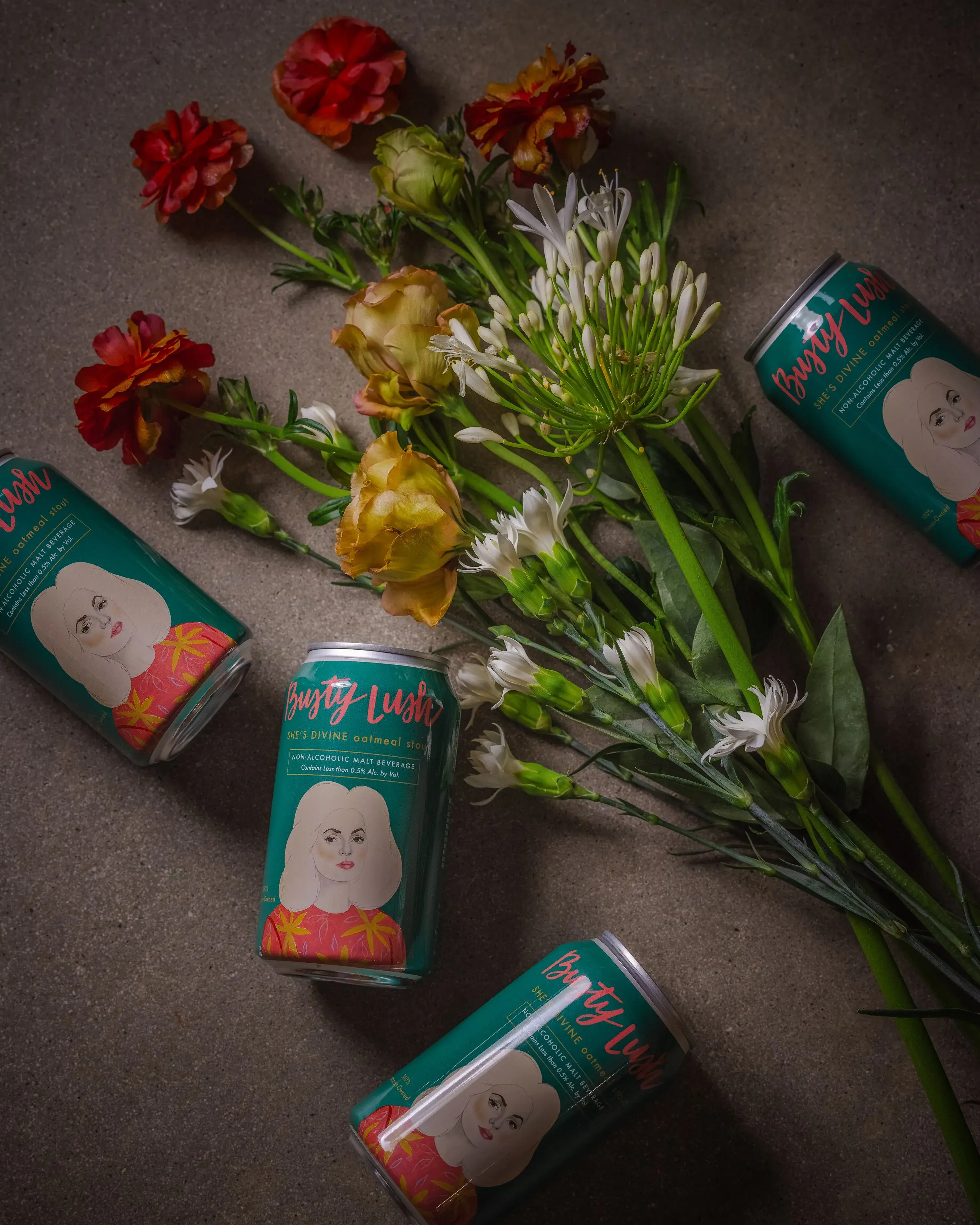 Busty Lush - Wholesale Non-Alcoholic Beer - She's Divine Non-Alcoholic Oatmeal Stout (4pk)4