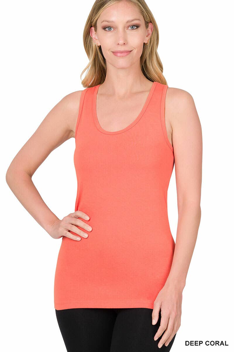 42POPS - Wholesale Tank Top - Women's - `.Cotton Jersey Basic Tank16
