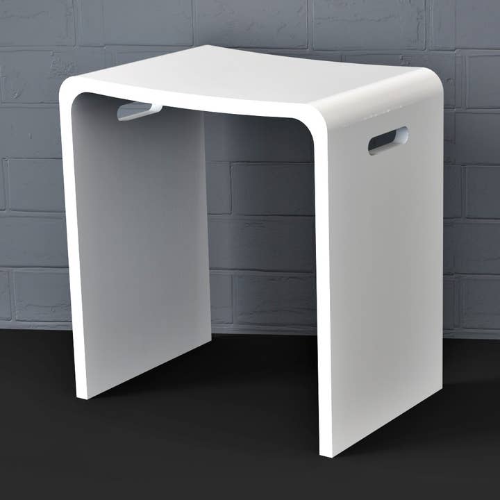 Solid Surface Stool "NEPAL" for wholesale by BAINS NEO