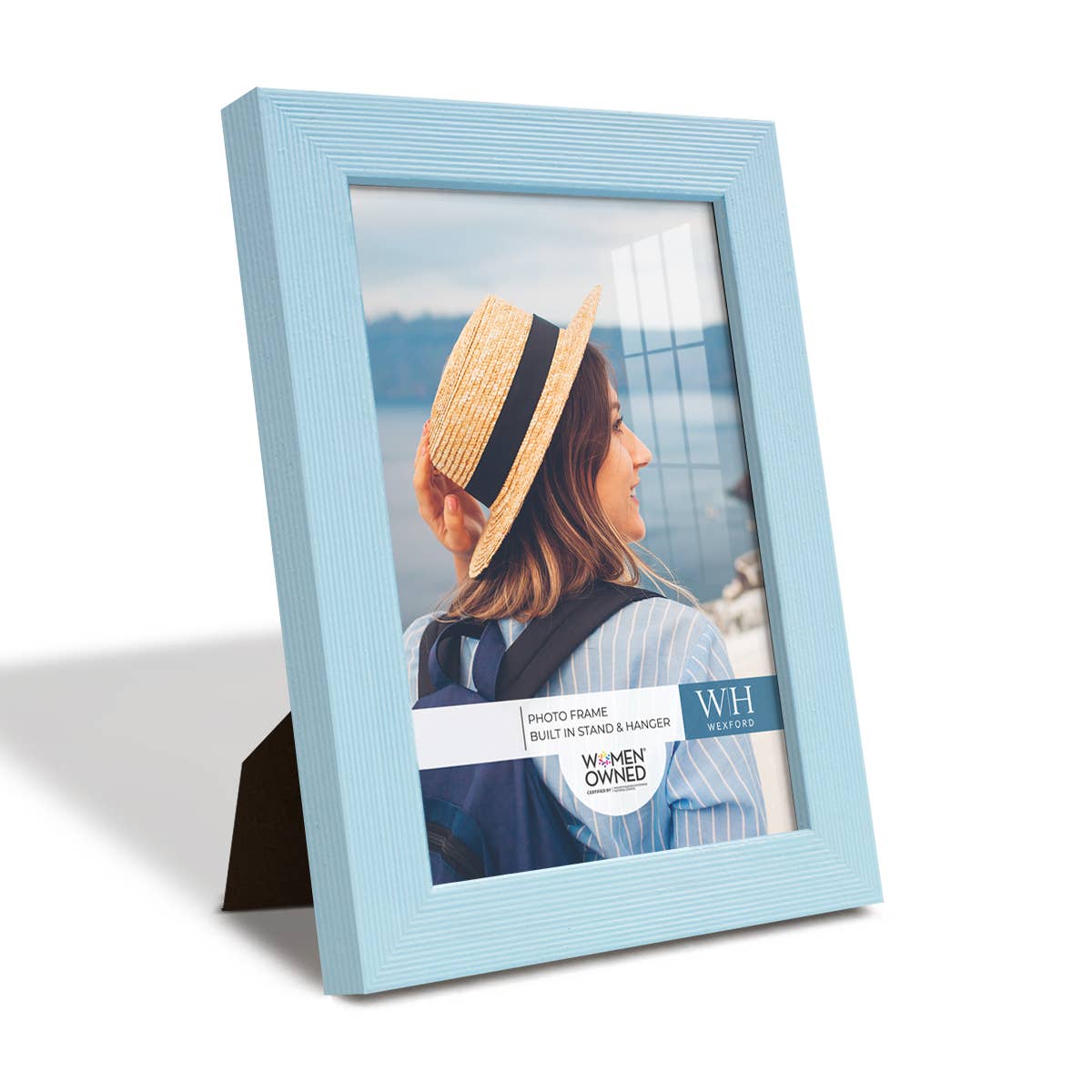 Wexford Home - Wholesale Picture Frame - Photo Frame, Real Wood with Texture, Powder Blue0