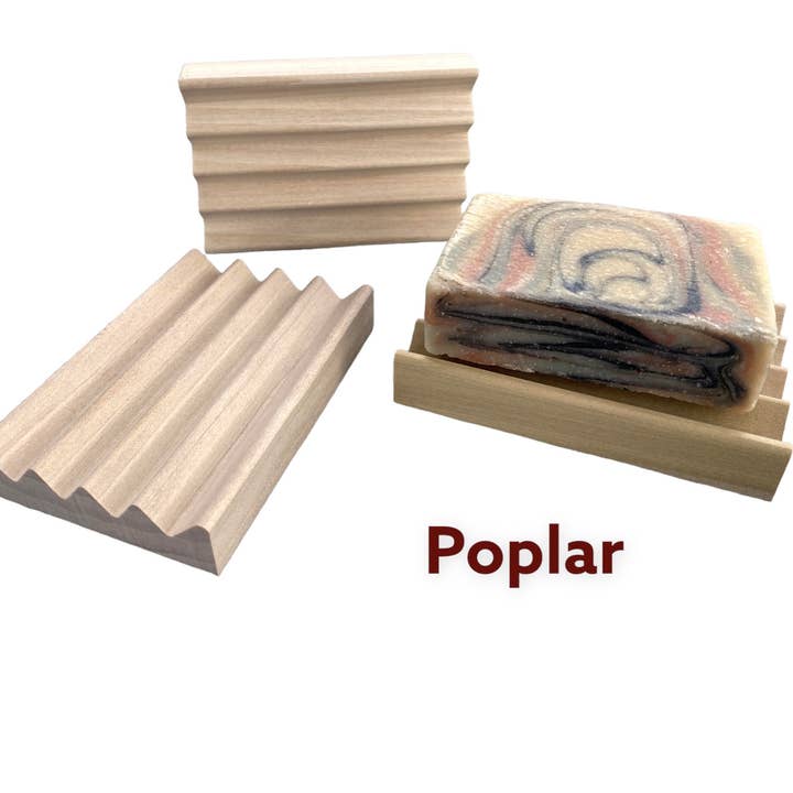 Howells Wood Products - Wholesale Bath Soap Dish - 12 ct. wood soap savers retail store shelf-ready w/ display
