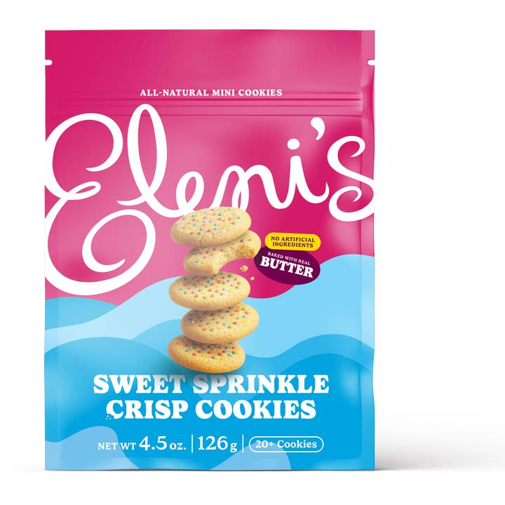 Mini Sweet Sprinkle Crisp Cookie for wholesale by Eleni's Cookies
