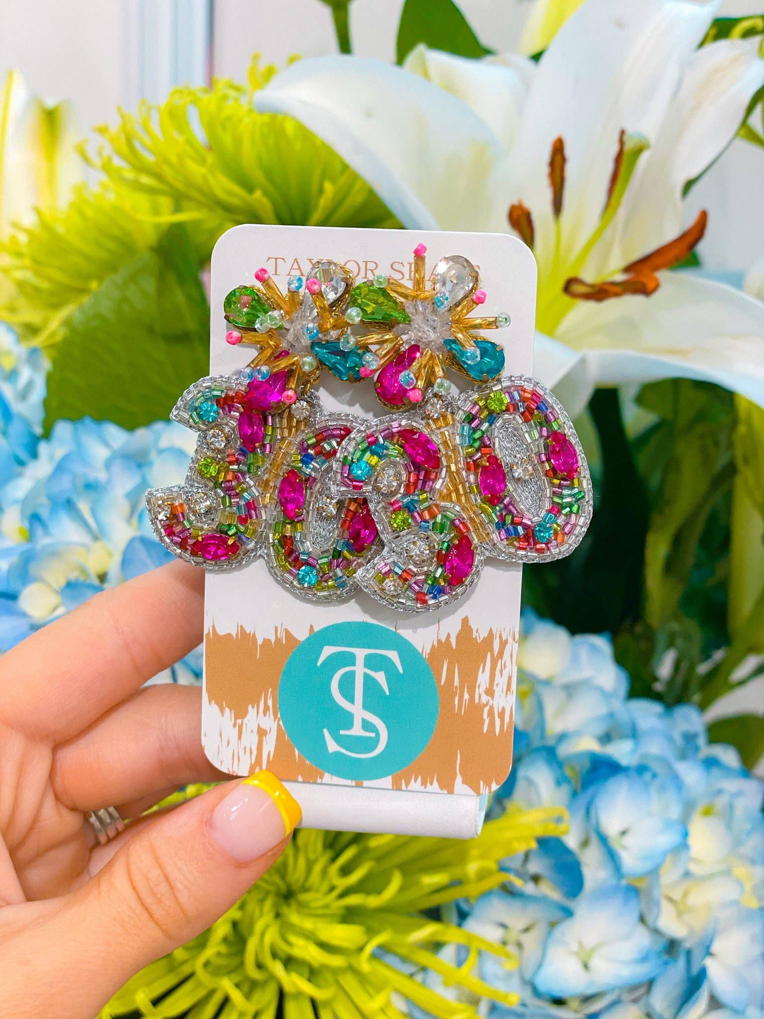 Taylor Shaye Designs - Vente Boucles d'oreilles pendantes - Boucles d'oreilles d'anniversaire Milestone7