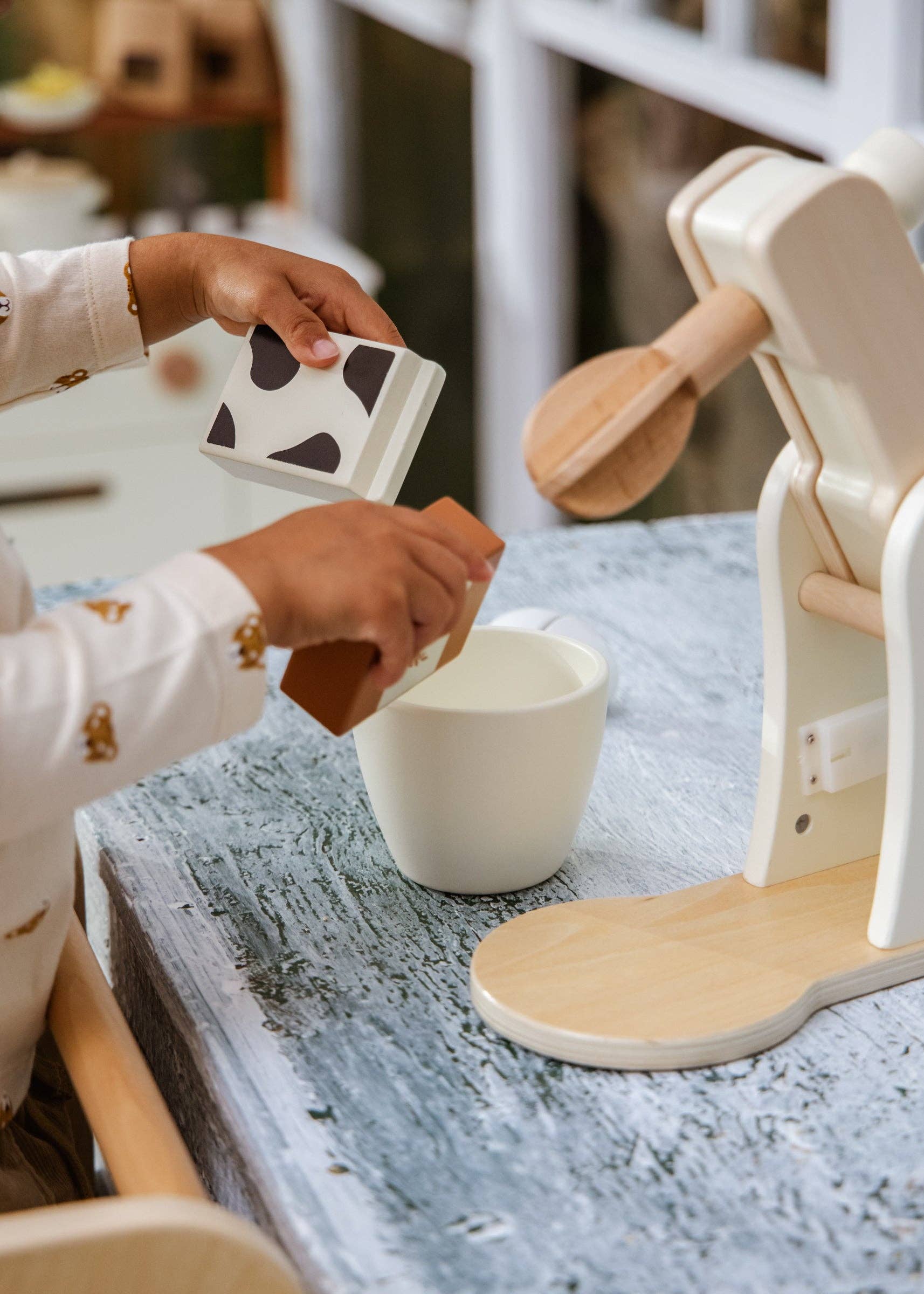 Coco Village – wholesale Wood toy – Child – Wooden Stand Mixer and Accessories1