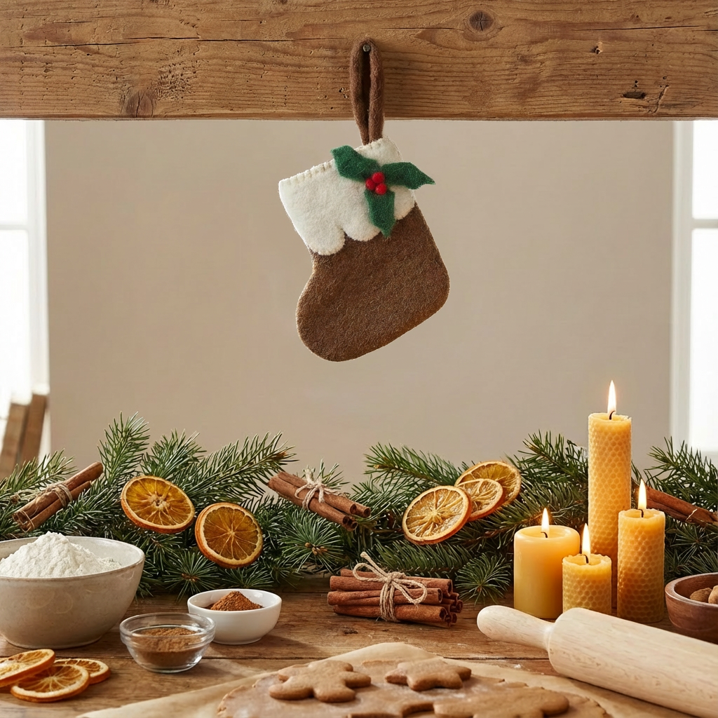 Felt So Good - Wholesale Holiday Stocking - Handmade Felt Biodegradable Mini Christmas Stocking14