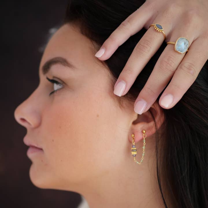 GINANDGER - Vendita all'ingrosso Orecchini pendenti - ORECCHINI DOPPI DYUMNA1