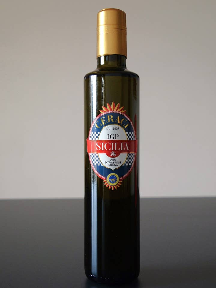 Sicilia IGP Ekstra jomfru olivenolie for engroshandel hos Olio Geraci