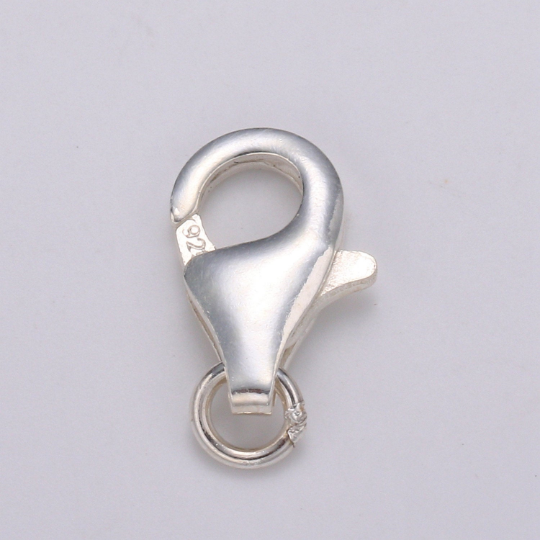 Aim Eternal - Venta al por mayor Pinza - Cierres de langosta de plata de ley 925 con anillo saltador, accesorios de joyería para pulsera, collar, fabricación de joyas, componente de suministro de 10 mm, 13 mm, 20 mm SL-233 SL-234 SL-2351