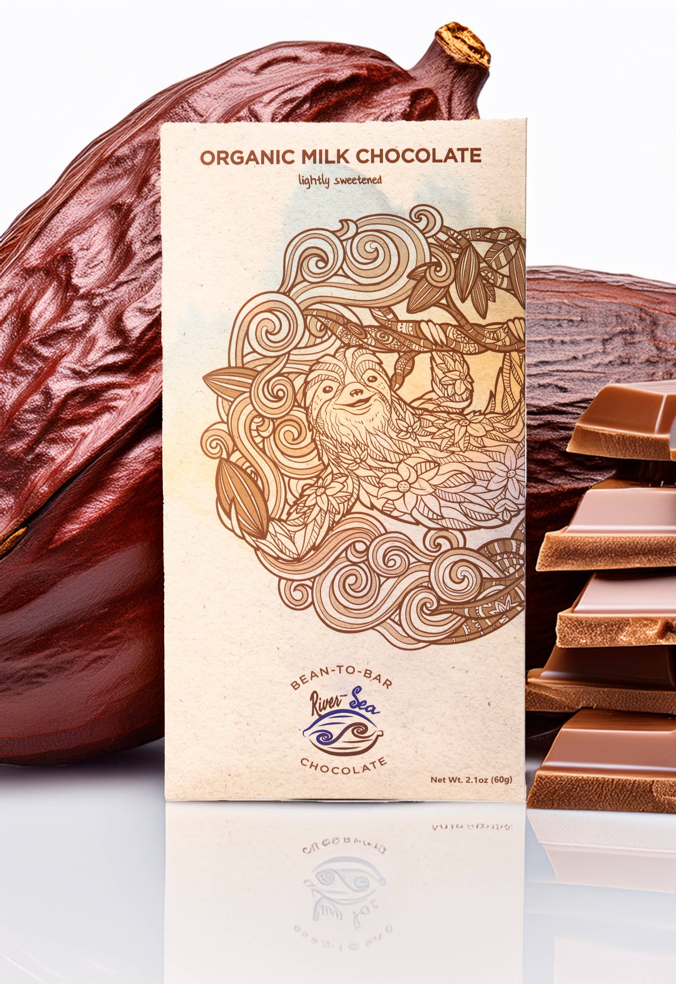 River-Sea Chocolates – Großhandel Schokoriegel – Bio-Milchschokolade1