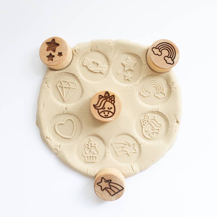 Holzstempelset - Einhorn für den Großhandel von Studio de Rijk