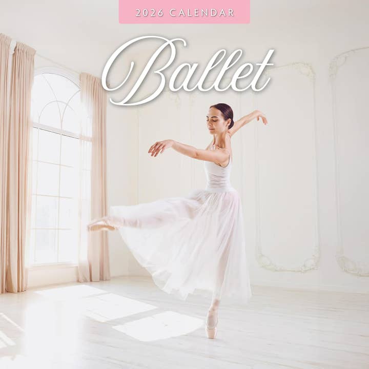 Red Robin 2026 Ballet Monthly Wall Calendar for wholesale by MiddleGift